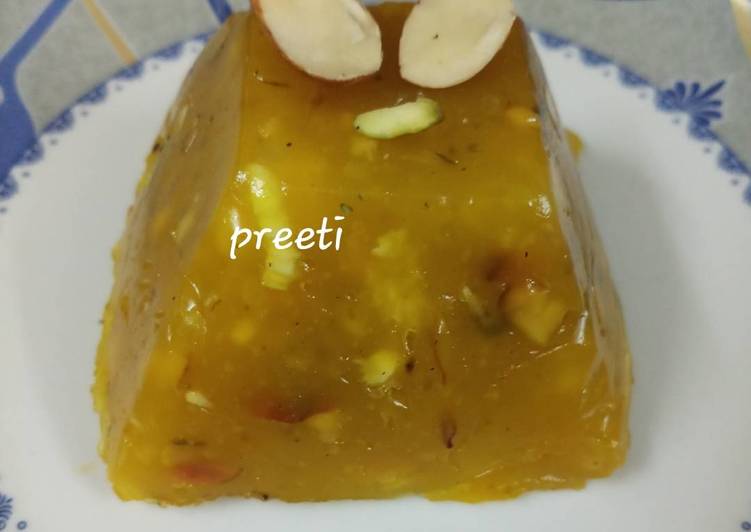 Custard halwa