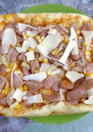 Foto resep Pizza teflon super empuk sederhana tanpa telur