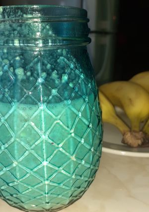 Una foto de Licuado de plátano. 🍌🥤🧊