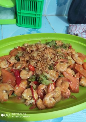 Foto resep Udang brokoli sos tiram