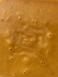 Una foto de Crema de auyama, con pollo