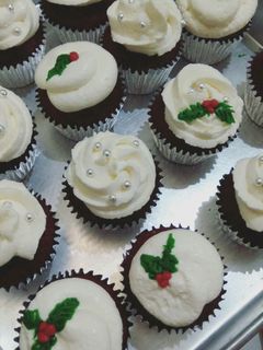 Foto resep Christmas Red Velvet Cupcakes