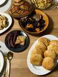 Tajine pruneaux et abricots,amandes