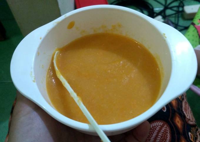 Mpasi 6m+ salmon kentang wortel