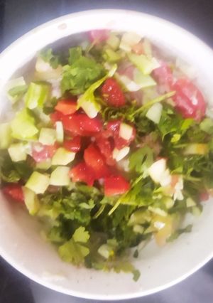 A picture of Kashmiri Fruit Raita.