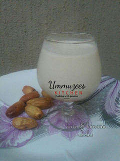 A picture of Date and Banana shake.
