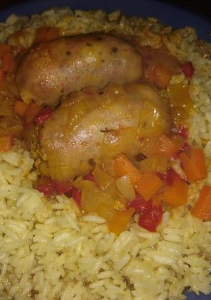 Una foto de Arroz con tuco de Chori