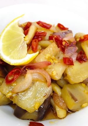 Foto resep Terong Ungu sambal embe