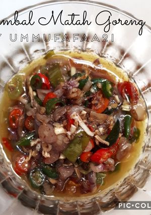 Foto resep 38. Sambal matah goreng