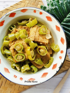 Foto resep Sayur Tahu Cabai Hijau Khas Cirebon