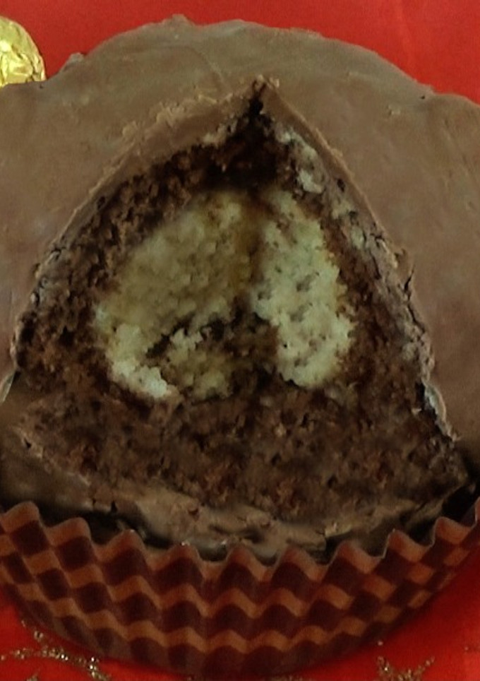 Una foto de Pastelitos sabor Ferrero Rocher