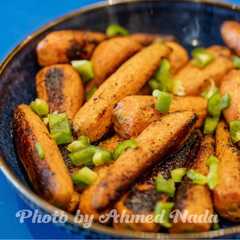 جزر مشوي 🥕😋.. سناك صحي و لذيذ-レシピのメイン写真