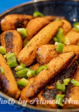 صورة لوصفة جزر مشوي 🥕😋.. سناك صحي و لذيذ
