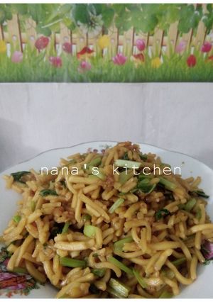 Foto resep Mie (basah) goreng kecap