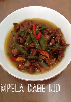 Foto resep Ampela Cabe Ijo