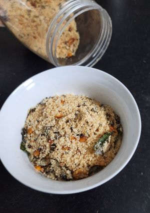 A picture of Upma Premix(homemade without preservatives).