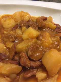 Una foto de Patatas a la riojana especial para invierno y otoño