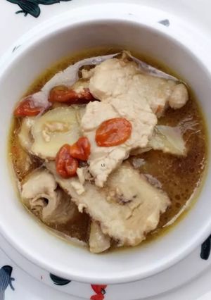 A picture of Pork Fillet Slice In Dang Gui Sauce.