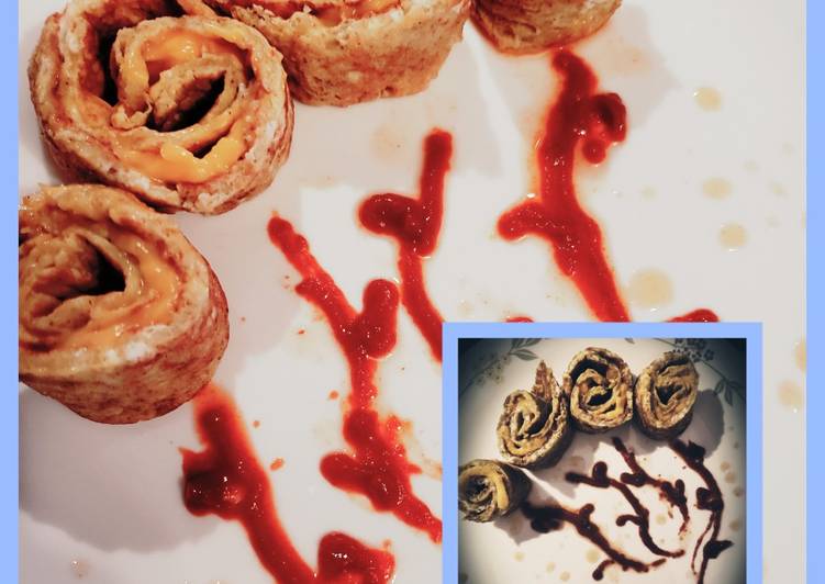 Recipe of Speedy Omelet cheesey pinwheels