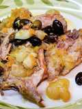 Coniglio in umido con cipolline ed olive taggiasche