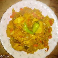 A picture of Mix sabzi.