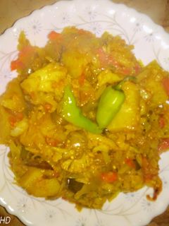 A picture of Mix sabzi.