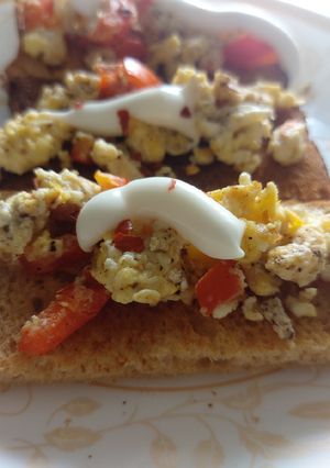 এগ টপ স্যান্ডুইচ (Egg top sandwich recipe in Bengali) রেসিপির প্রধান ছবি