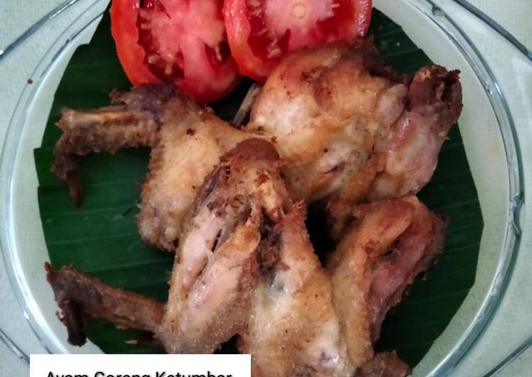 DICOBA@ Resep Ayam Goreng Ketumbar masakan rumahan simple