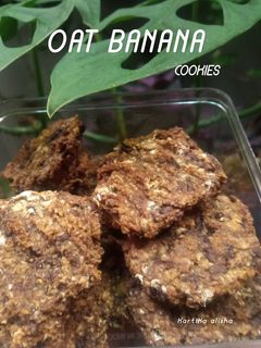 Foto resep Oat Banana Cookies