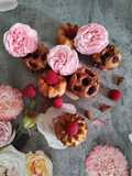 Raspberry Almond Muffins (Egg Whites)