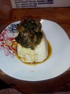 A picture of Semo and Vegetable soup.