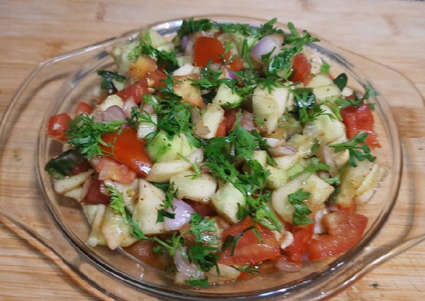 Cucumber Italian style salad