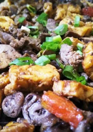 Foto resep Ati ampela oseng tempe