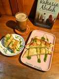 308. Roti Panggang Pisang Creamy Matcha