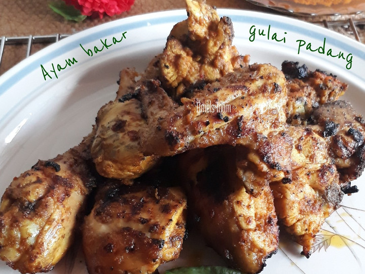 Resep Ayam bakar gulai padang Enak