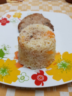 Una foto de Arroz graneado sabroso