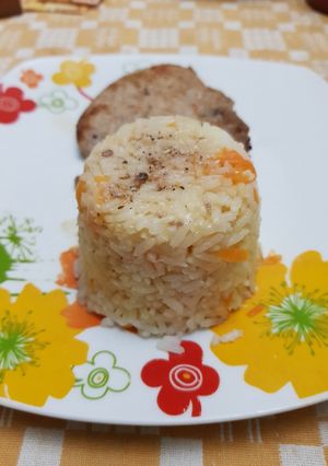Una foto de Arroz graneado sabroso