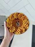 Coco Mango Waffles (sugar-free)