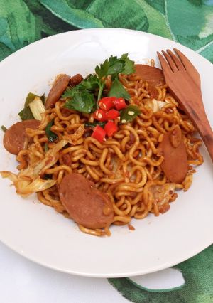 Foto resep Mie goreng kari