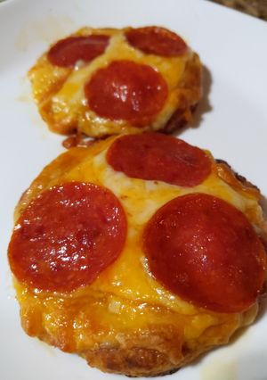 A picture of Cauliflower Crusted Pizza Bites- Keto.
