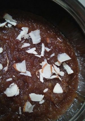 A picture of #Besan Halwa#.