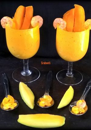 A picture of Mango prawn cocktail.