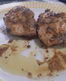 Contramuslo de pollo al horno