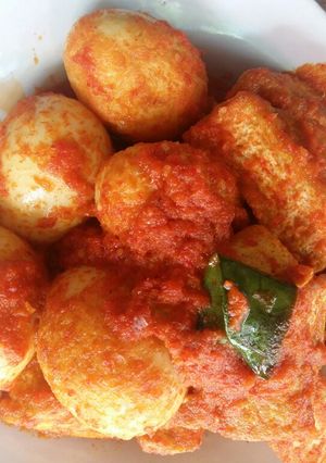 Foto resep Telor tahu balado