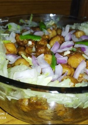 A picture of Masala choley.