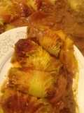 Akusay relleno con carne picada