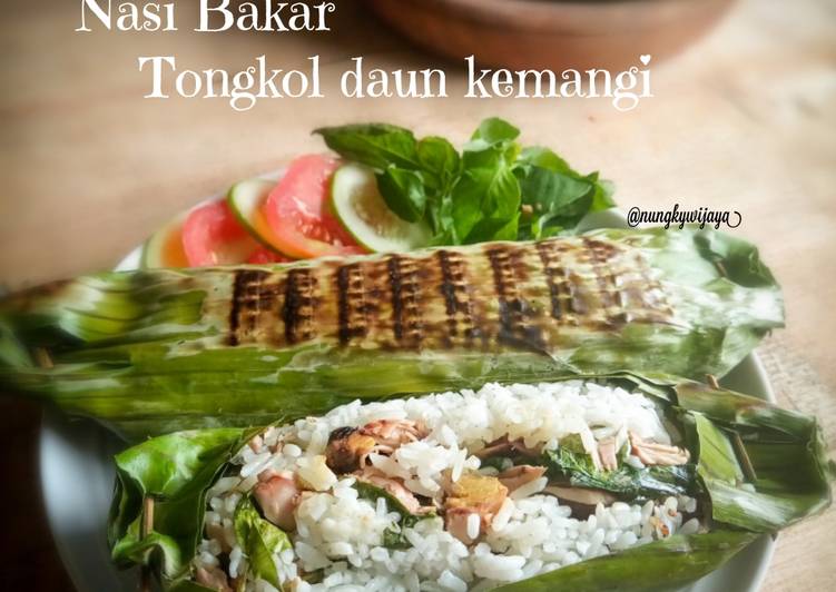 Nasi bakar Tongkol daun kemangi