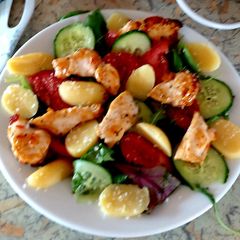A picture of My chicken tikka Salad 🥗.