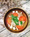 Canh Nấm Bào Ngư Nấu Cà Chua