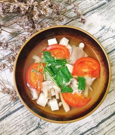 nấm bào ngư cà chua